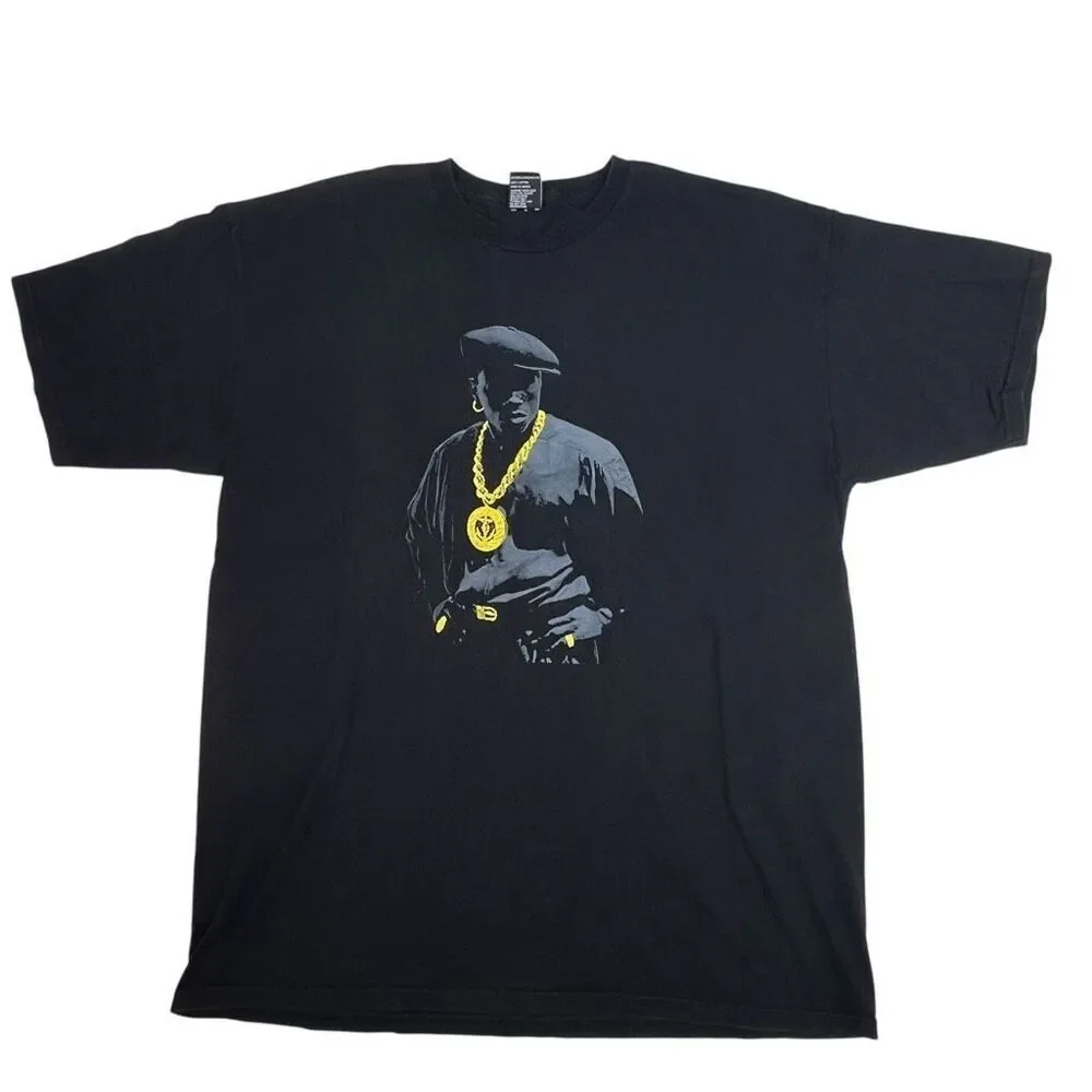 Upper Playground Men’s Nino Brown Graphic Short Sleeve T-Shirt Black Size XL